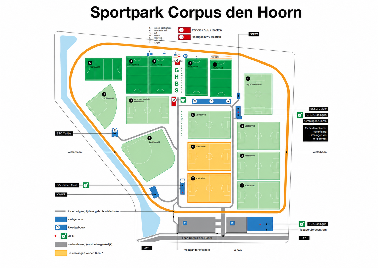 Werkzaamheden starten 18 mei 2026: Vervanging kunstgrasvelden 6 en 7
